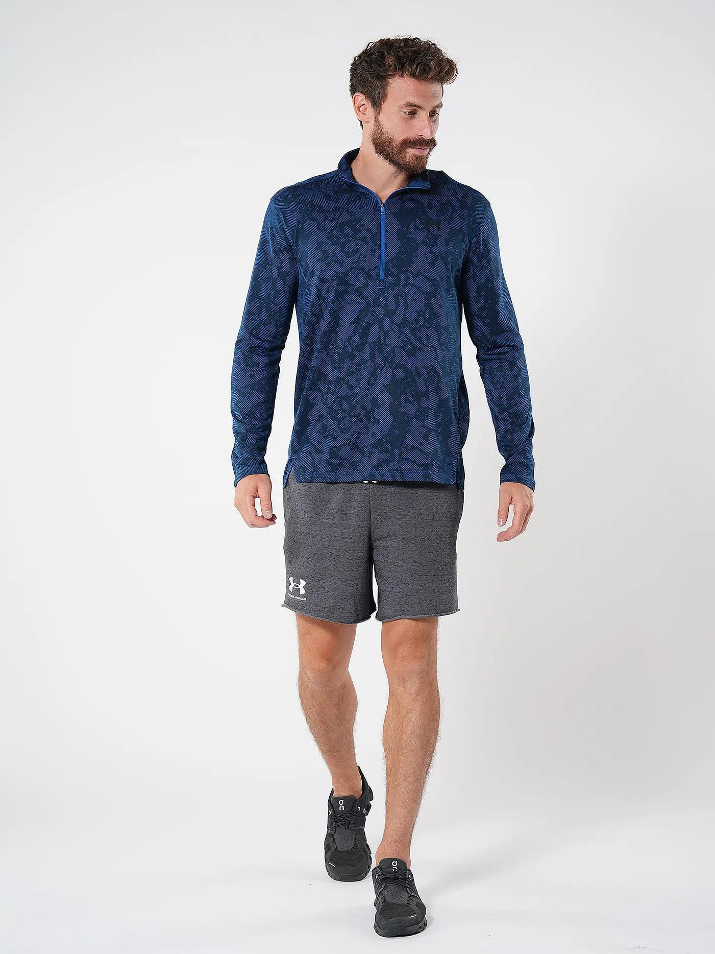 UNDER ARMOUR | Herren Fitnessshirt UA Tech™ Vent Geode mit ½ Zip | 